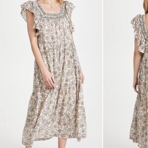 Free People Bonita printed midi dress